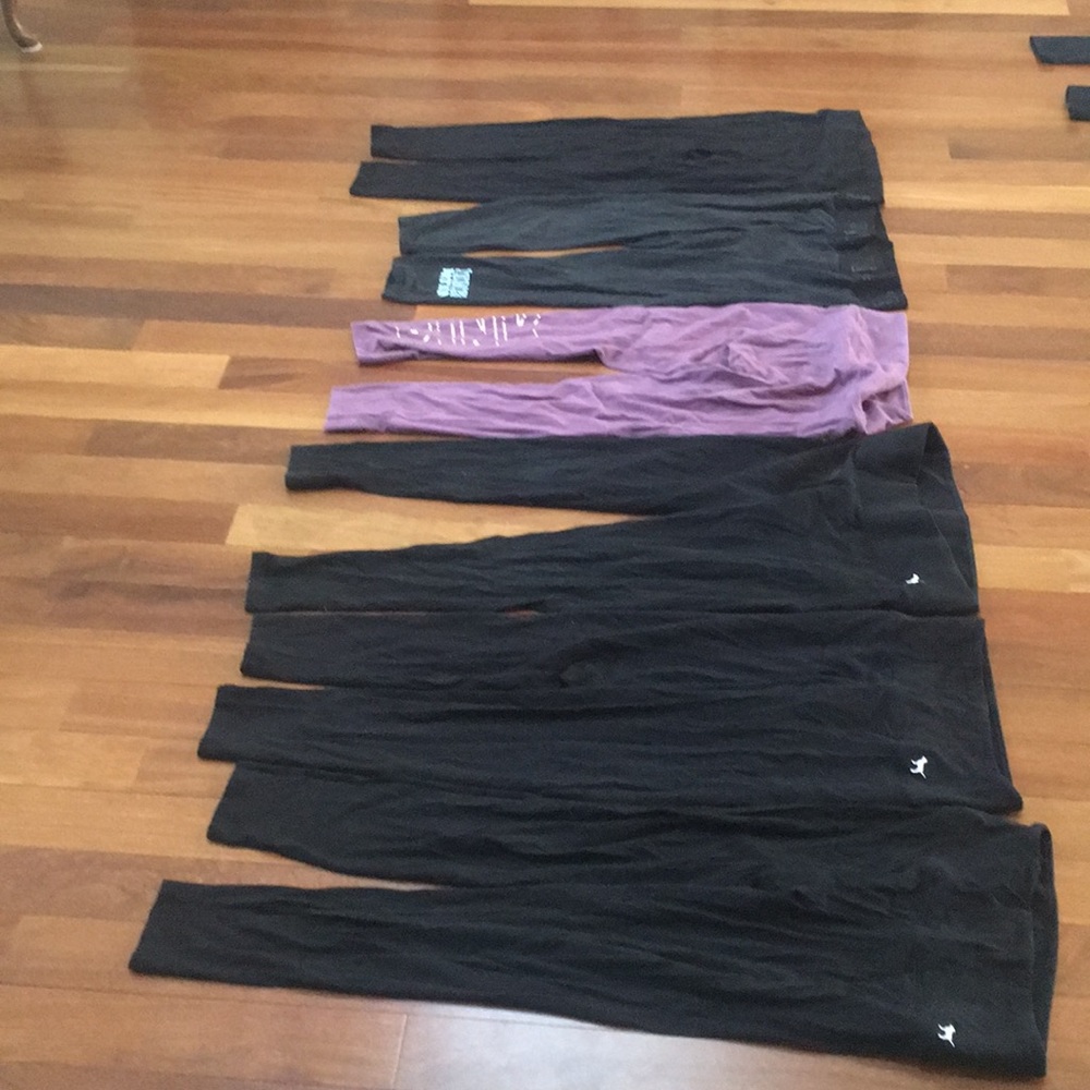 SOLD @sanjana_pytal Lot of 6 VS Pink S/M yoga l…